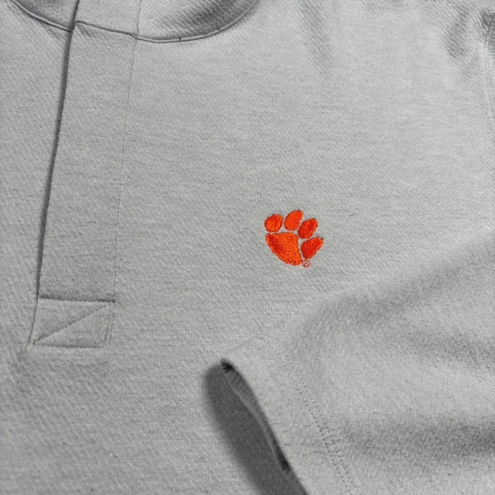 Nike Pullover Mens XXL‎ Grey Clemson Tigers Dri-FIT Quarter Zip BV0398-042